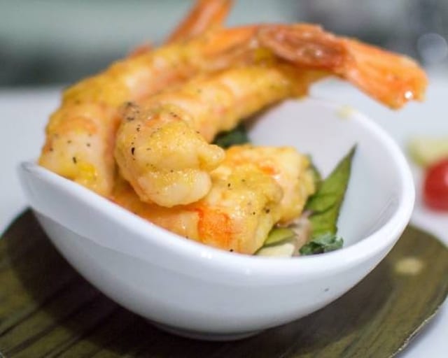 Curry Shrimp.