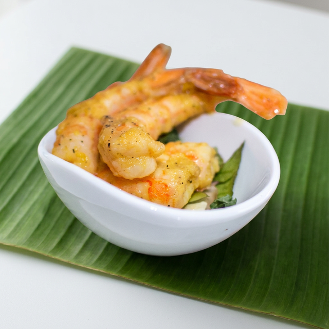 Curry Shrimp.