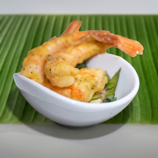 Curry Shrimp.