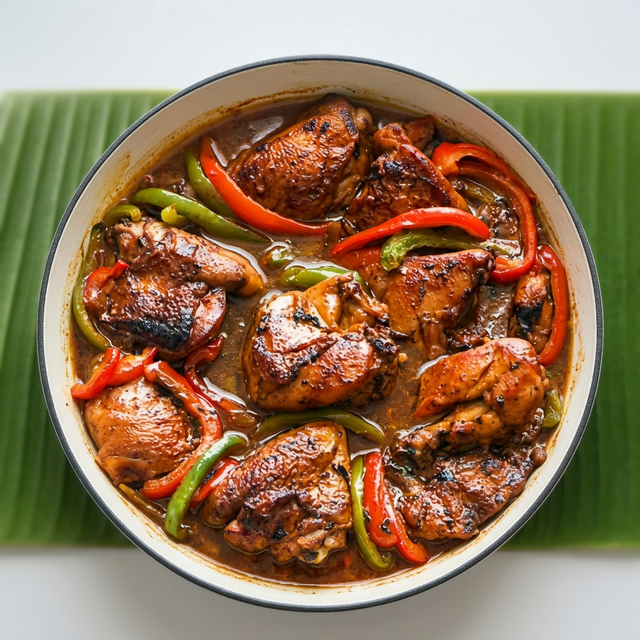 Brown Stew Chicken.